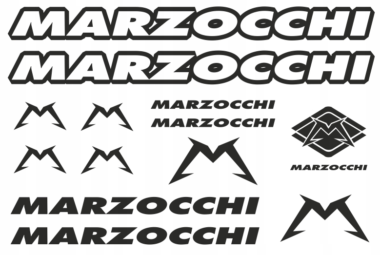 Naklejki zastępcze na rower Marzocchi Kolory!