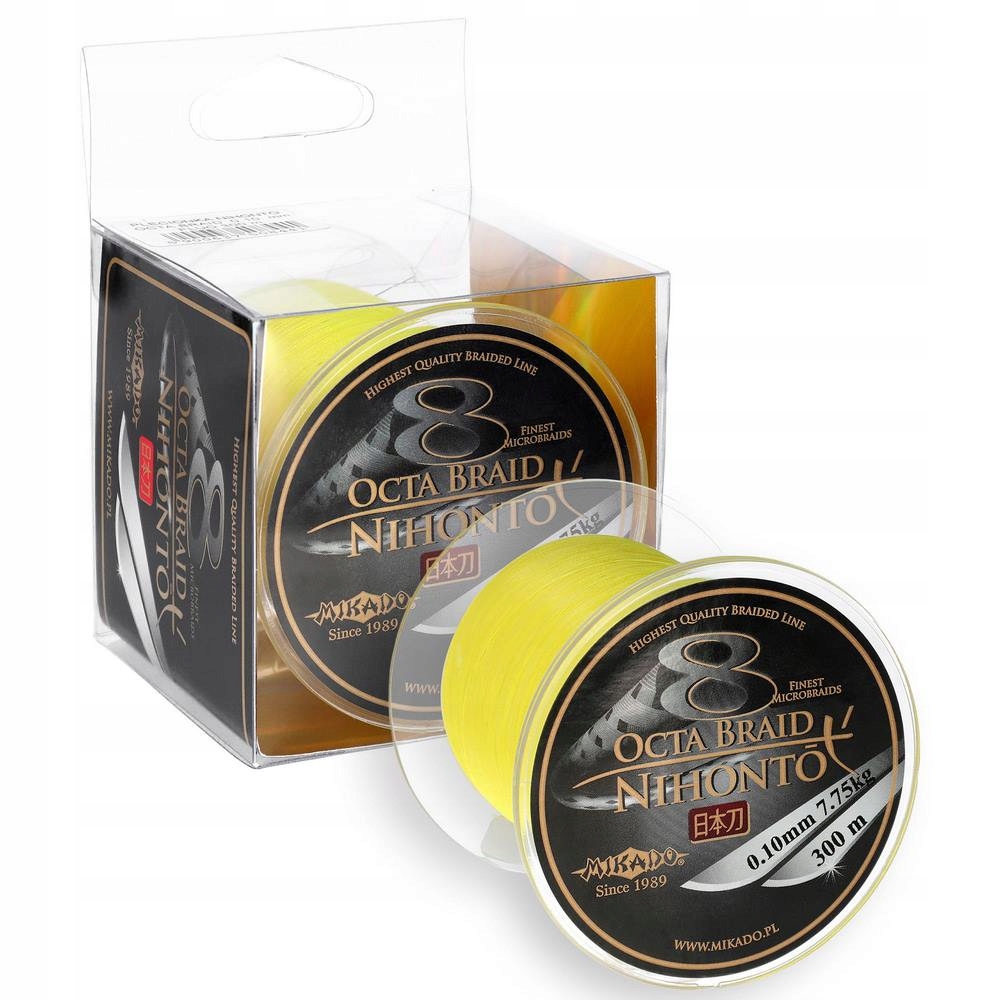 Mikado Nihonto Octa Braid 300m 0.16mm 12.9kg