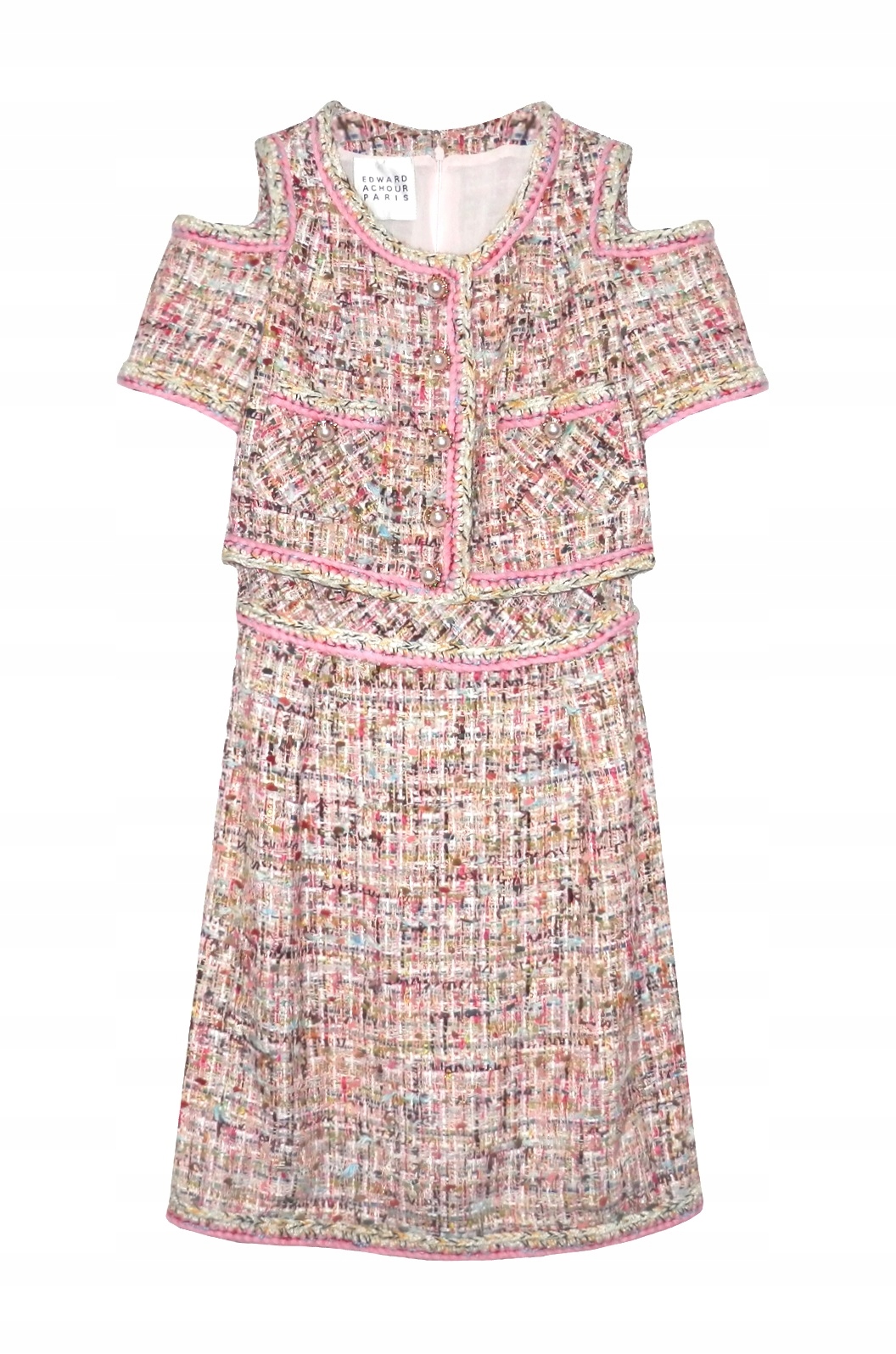 Šaty Edward Achour Paris Garsonka Perly vel. S