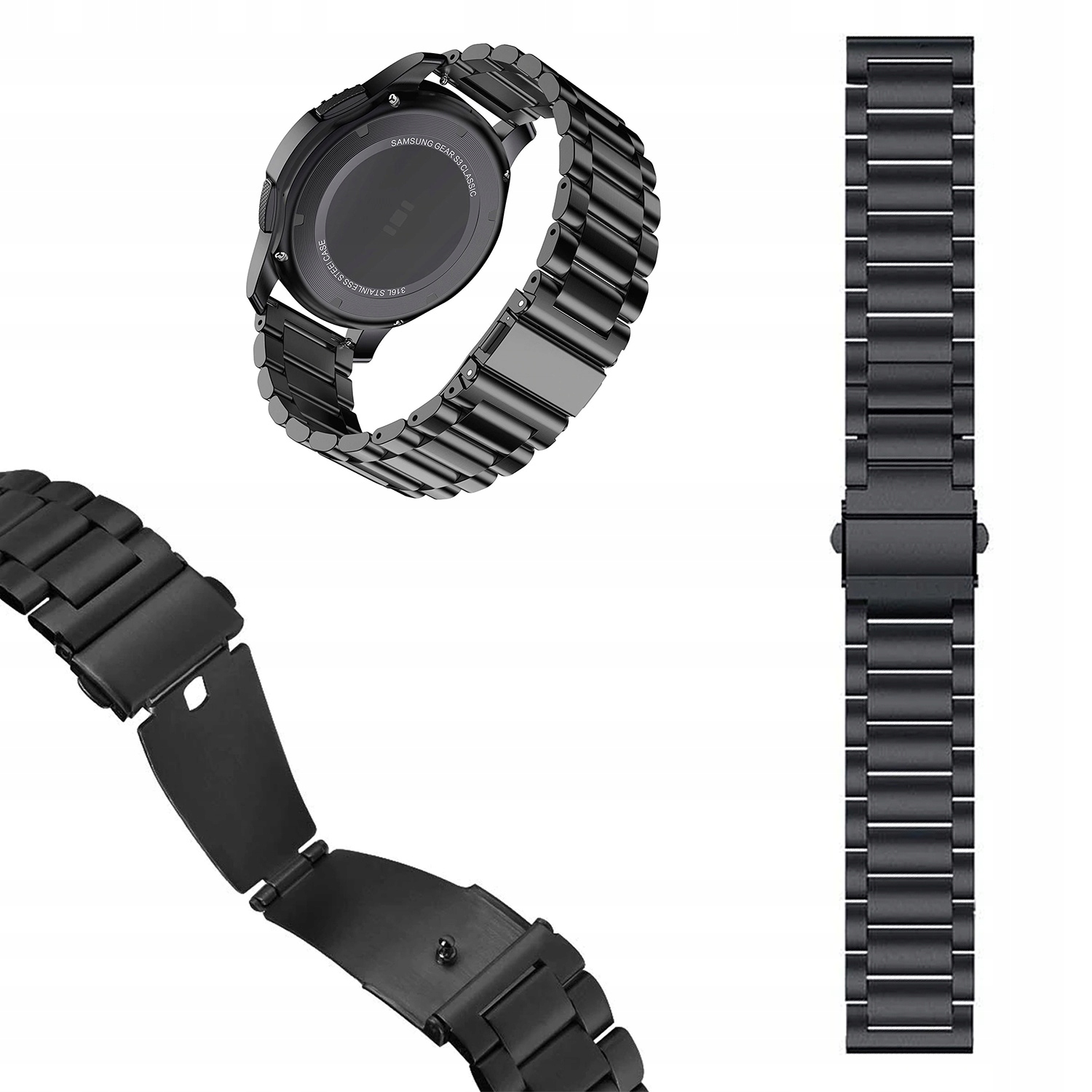 

Stalowa bransoleta pasek Huawei Watch Gt 2 46