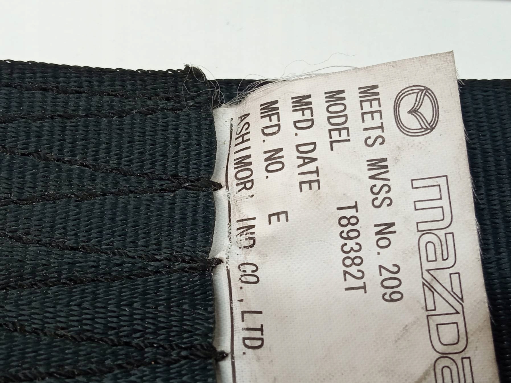 tension belt safety left front driver´s Mazda CX-9 and (2006- )