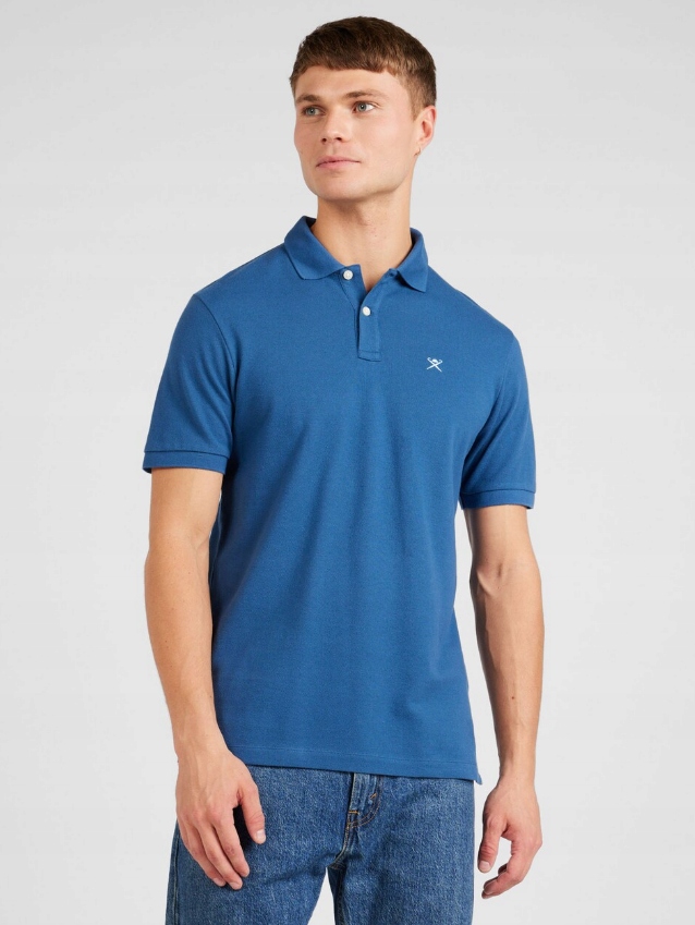 Hackett London pánská polokošile modrá 3XL Regular Fit bavlna