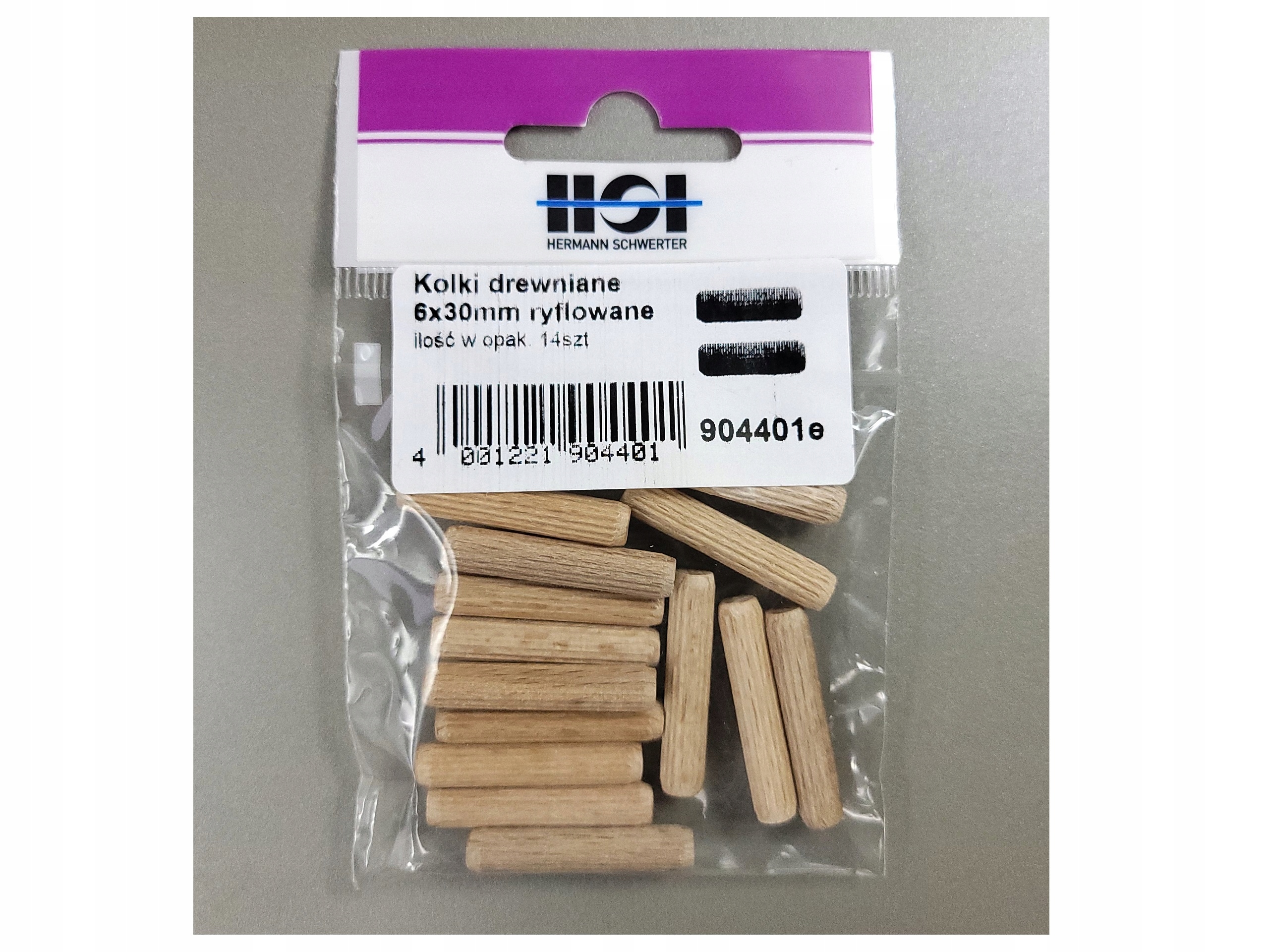 

Kołki Drewniane Ryflowane 6x30 mm Hsi 14 Szt.