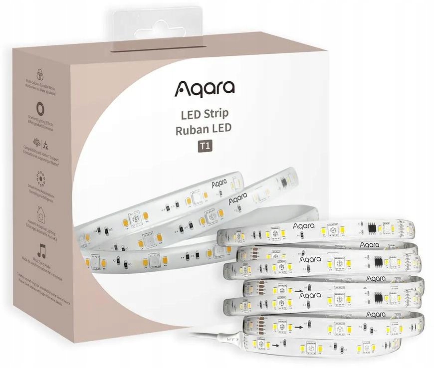 Taśma LED wewnętrzna Aqara T1 Basic ZigBee 806 lm 2200 - 6500 K 2 metry