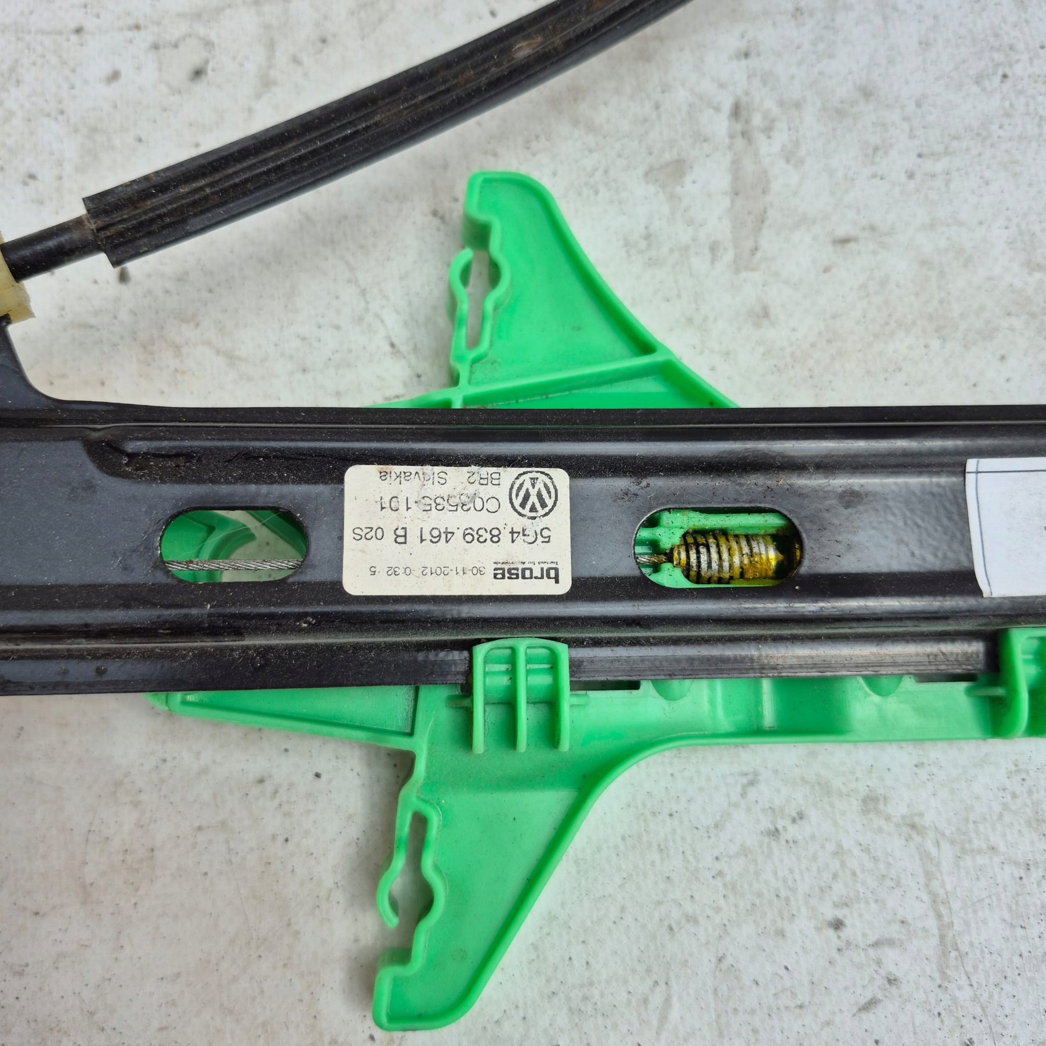 VW GOLF VII KOMBI mechanism windows left rear part 5G4839461B