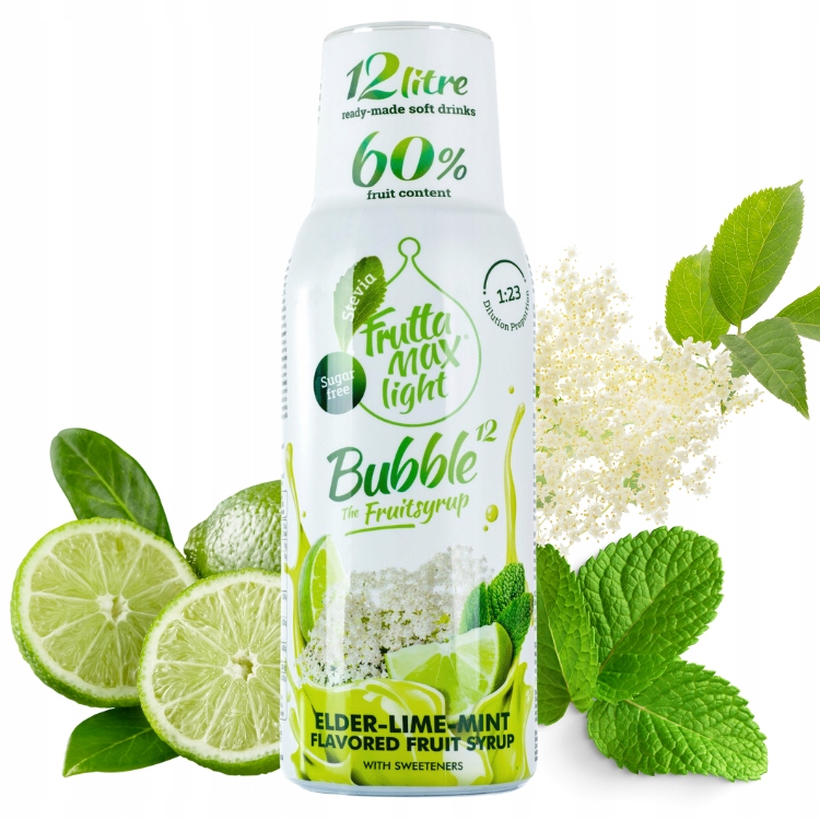 Fruttamax A zestaw 4 syropów do SodaStream w wersji Light 4x500ml EAN (GTIN) 7044568734727