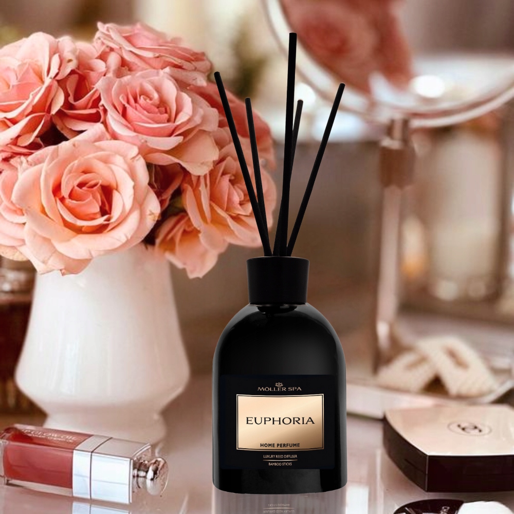 ZAPACH PERFUM EUPHORIA DO DOMU DYFUZOR PATYCZKI ODŚWIEŻACZ 250ml DO 90 DNI Typ do pomieszczeń