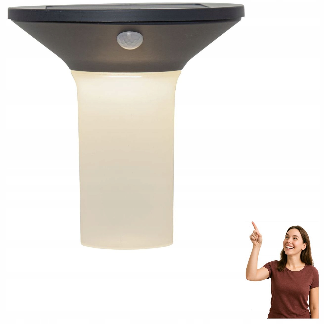 Nástěnná Led lampa 6x0,03W solární s senzorem Corbezzola 900243