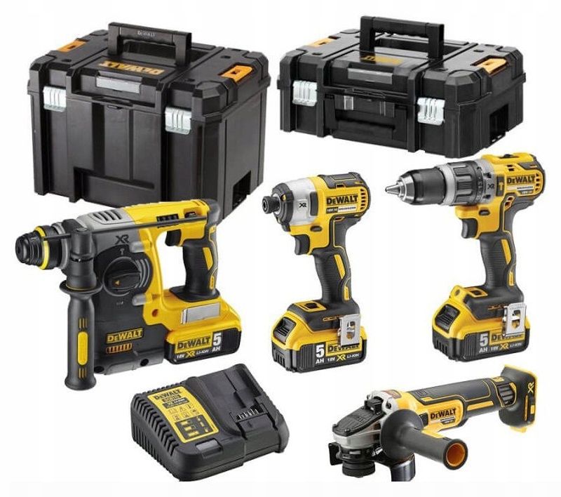 Zestaw 18V DeWalt DCK422P3T Brushless 3 akumulatory 18V/5.0Ah