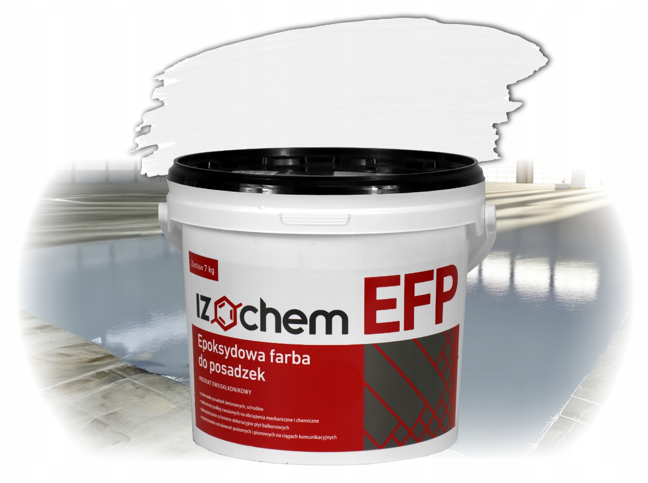 Izochem Efp 7 Kg Biały Farba Epoksydowa Do Betonu I Posadzek