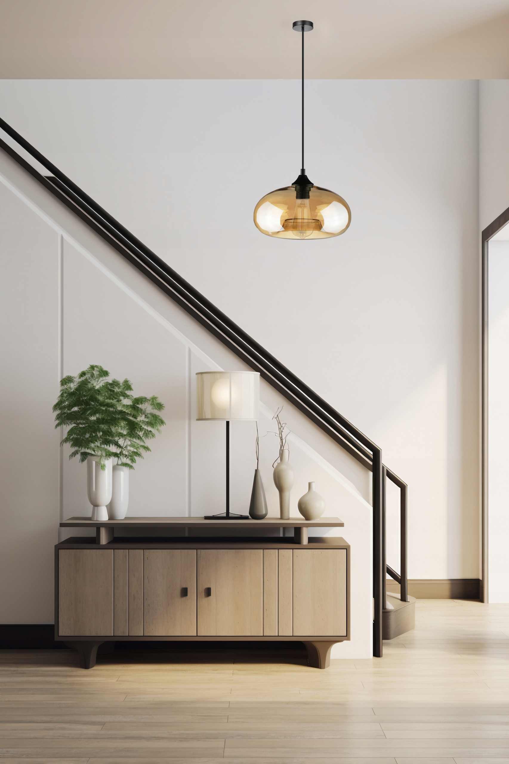 SZKLANA LAMPA SUFITOWA WISZĄCA ŻYRANDOL E27 Rodzaj gwintu E27