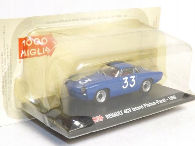 Renault 4CV Izoard Pichon-Parat No.33 1956 1:43 1000 Miglia