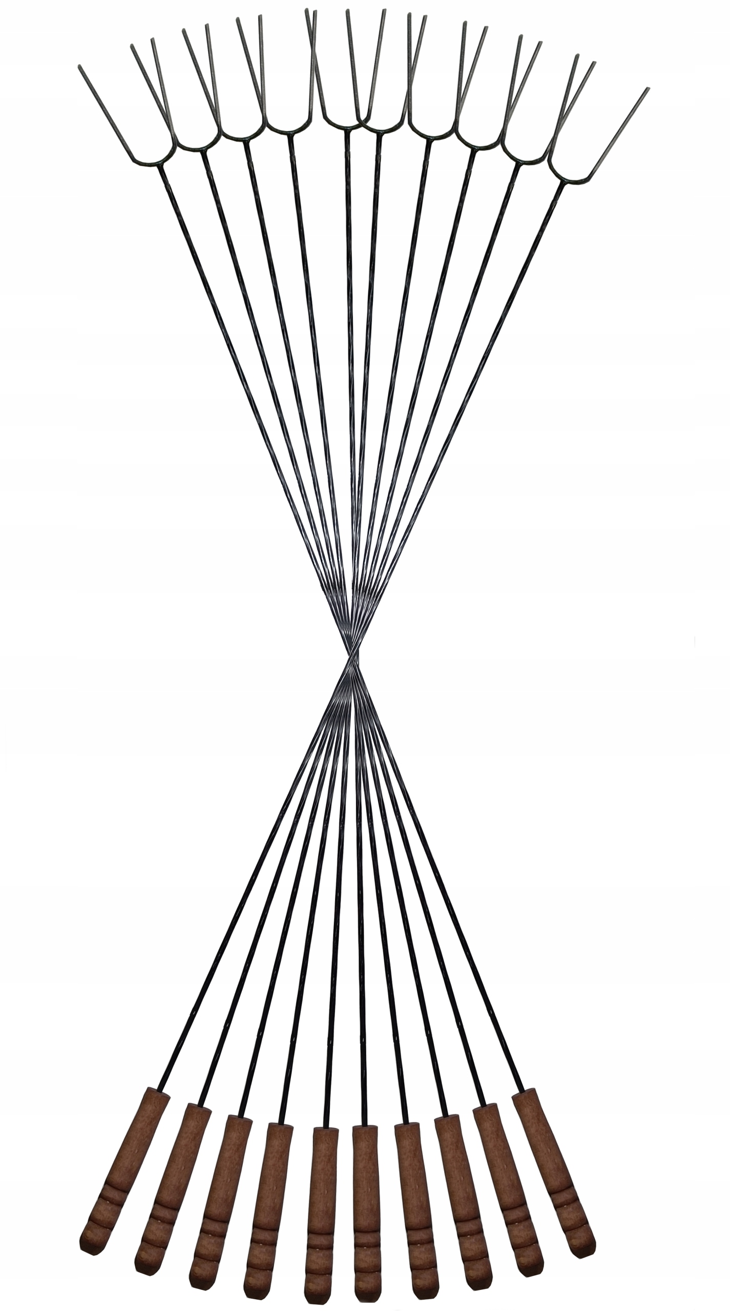 

Widełki Kije Szpilki Do Ogniska Grilla 100CM 10szt