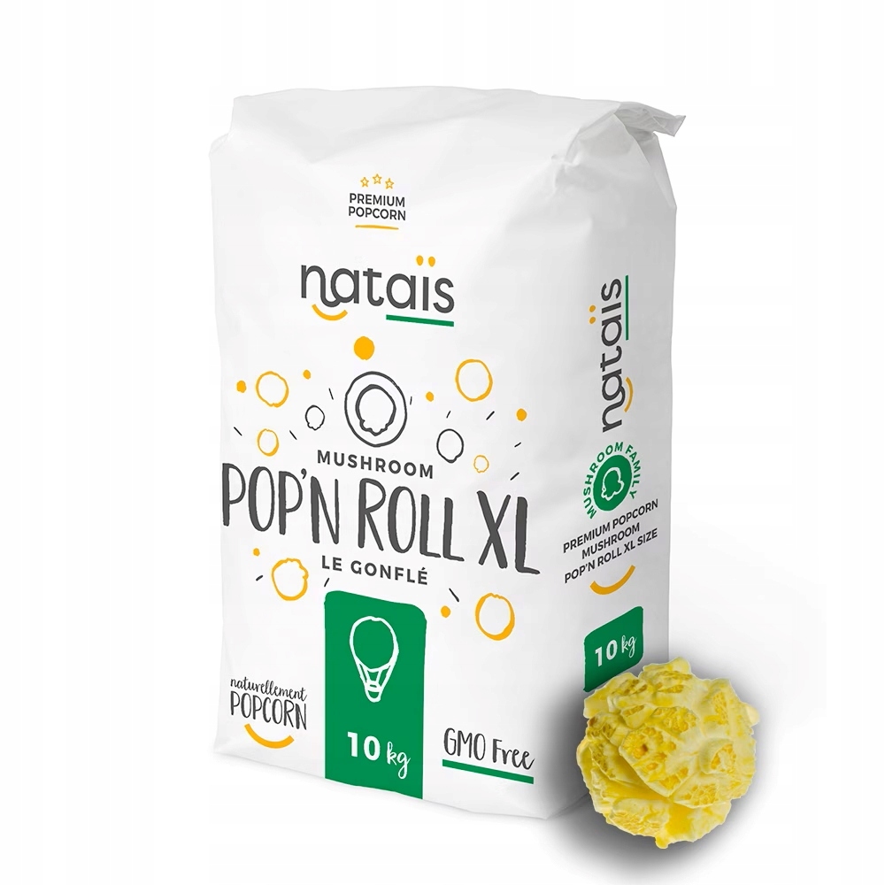 Kukurydza do popcornu 10kg mushroom Natais