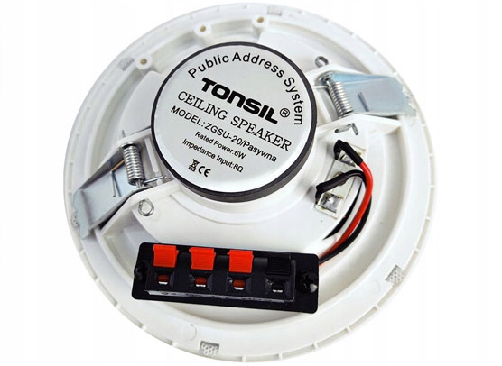 GŁOŚNIK SUFITOWY DO ZABUDOWY TONSIL ZGSU 20 PASIV Model ZGSU 20 Pasiv