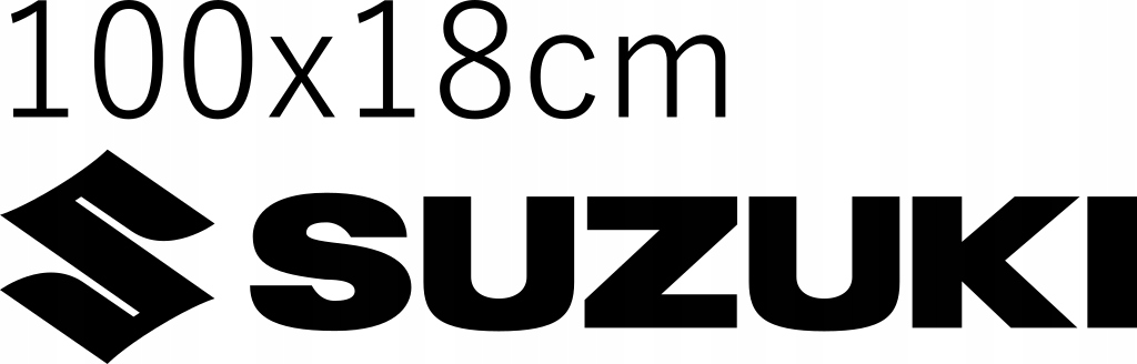 

Naklejka na samochód Suzuki 100x18cm