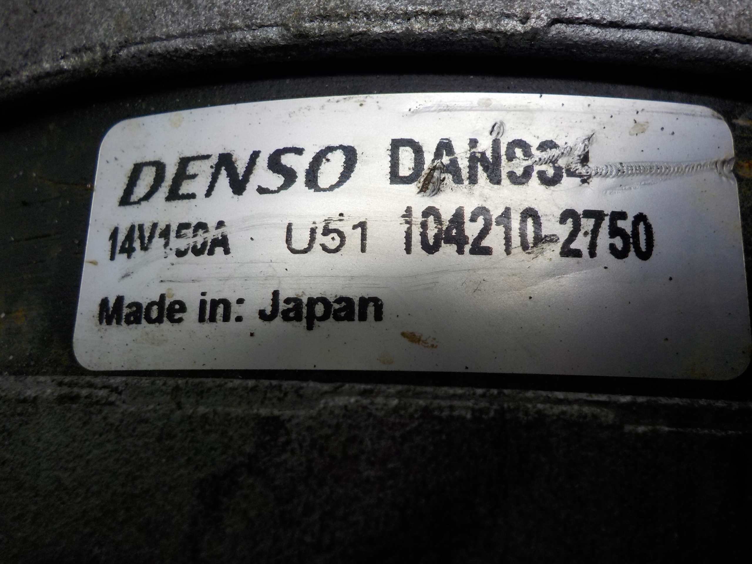 VOLVO S40 e alternatore 104210-2750