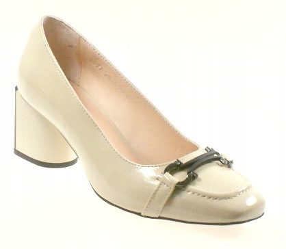 Simen 5953A Béžové polobotky, Vel 40