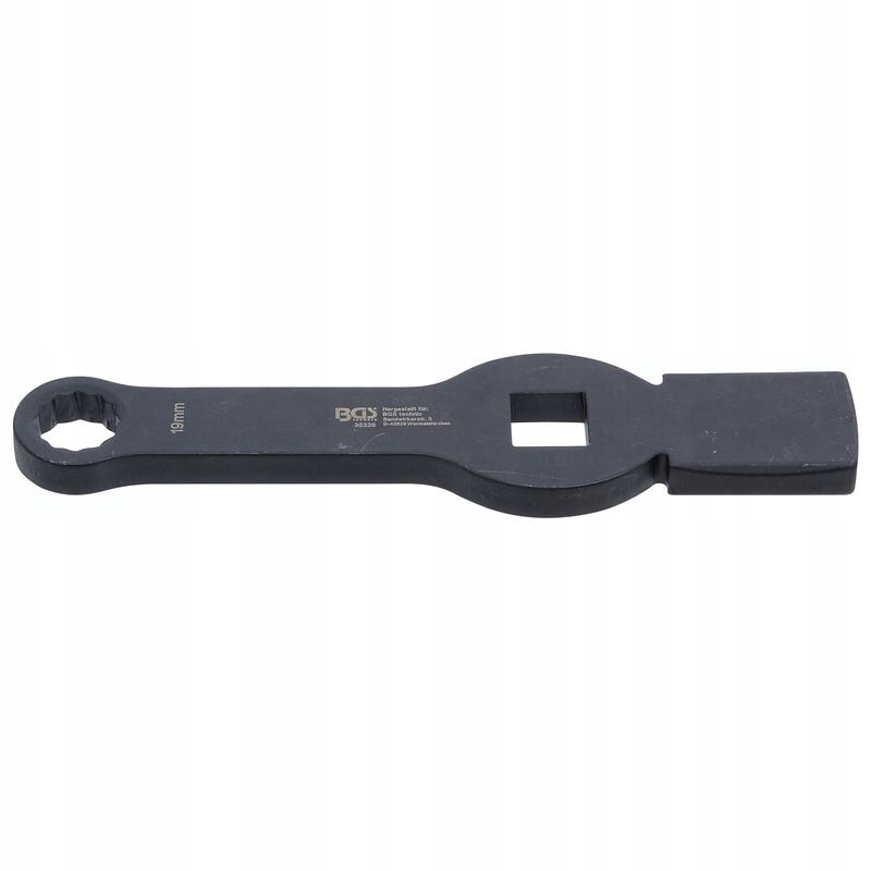 Očkový klíč pro dobývání dvanáctiúhelník s 2 plochami 19 mm, Bgs 35339