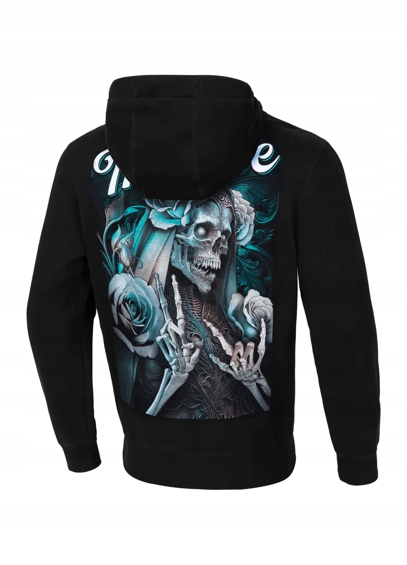 Pit Bull Mikina S Kapucí Santa Muerte Hooded Black L