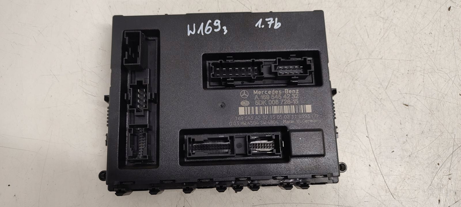 module BSI compartment Mercedes W169 1,7