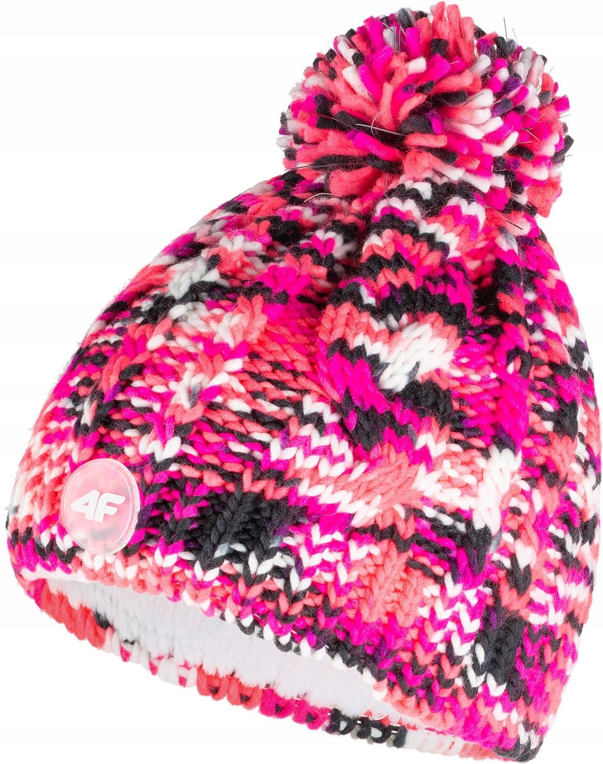 

4F Czapka Zimowa Dziewczęca Z P0MPONEM JCAD005