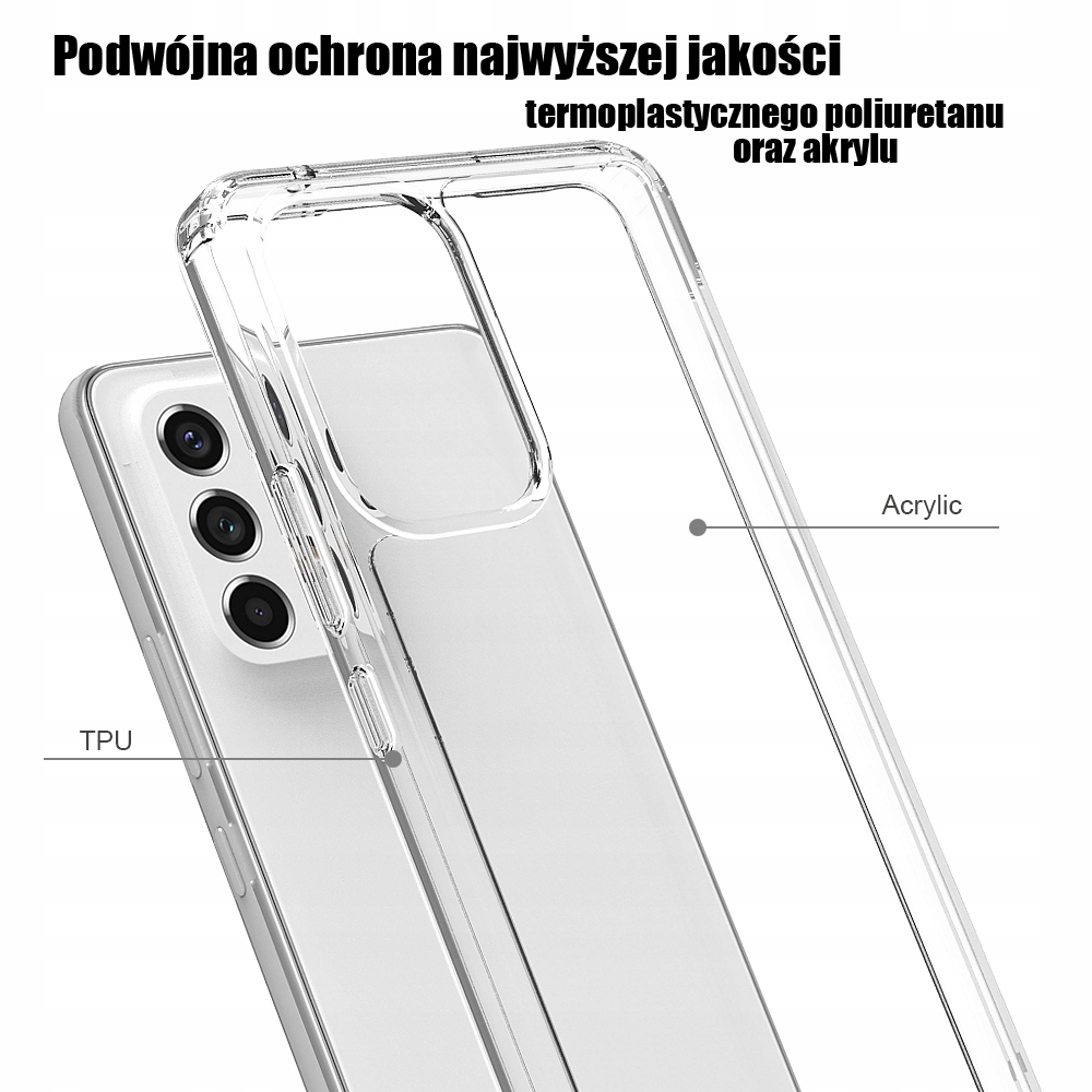 Etui pancerne Ultra do Samsung A52 / A52s + SZKŁO Marka Inna