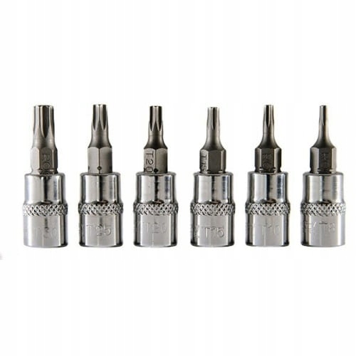 

Zestaw Kluczy Trzpieniowych 1/4 Torx T8-T30, 6 Cz.