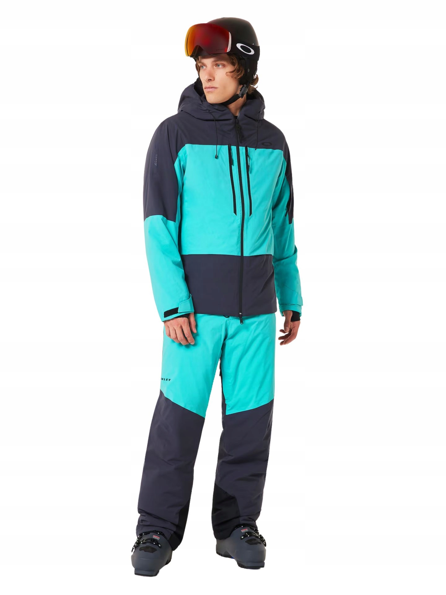 Pánské kalhoty Oakley Canopy Pro Insulated Pant Swimming Pool Blue L