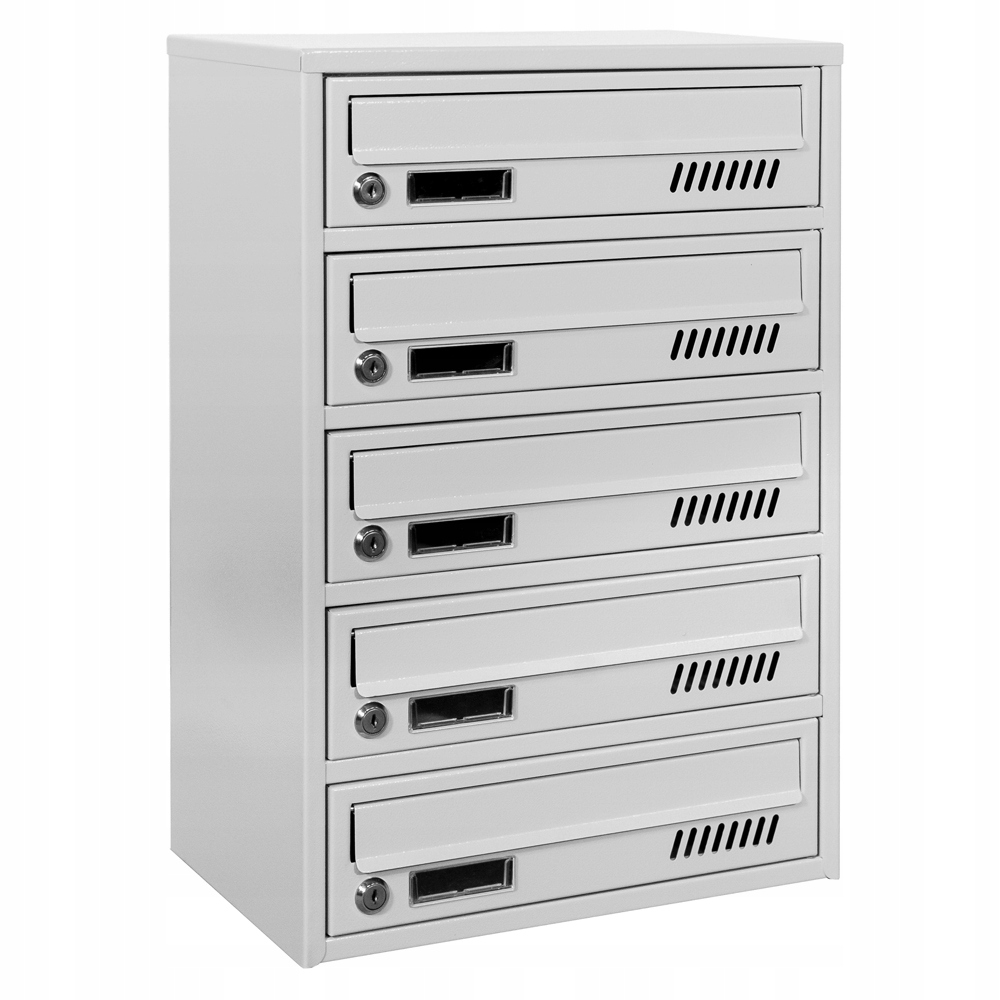 Nájomná schránka Euro GLM5 Ral 7035 Číslovanie