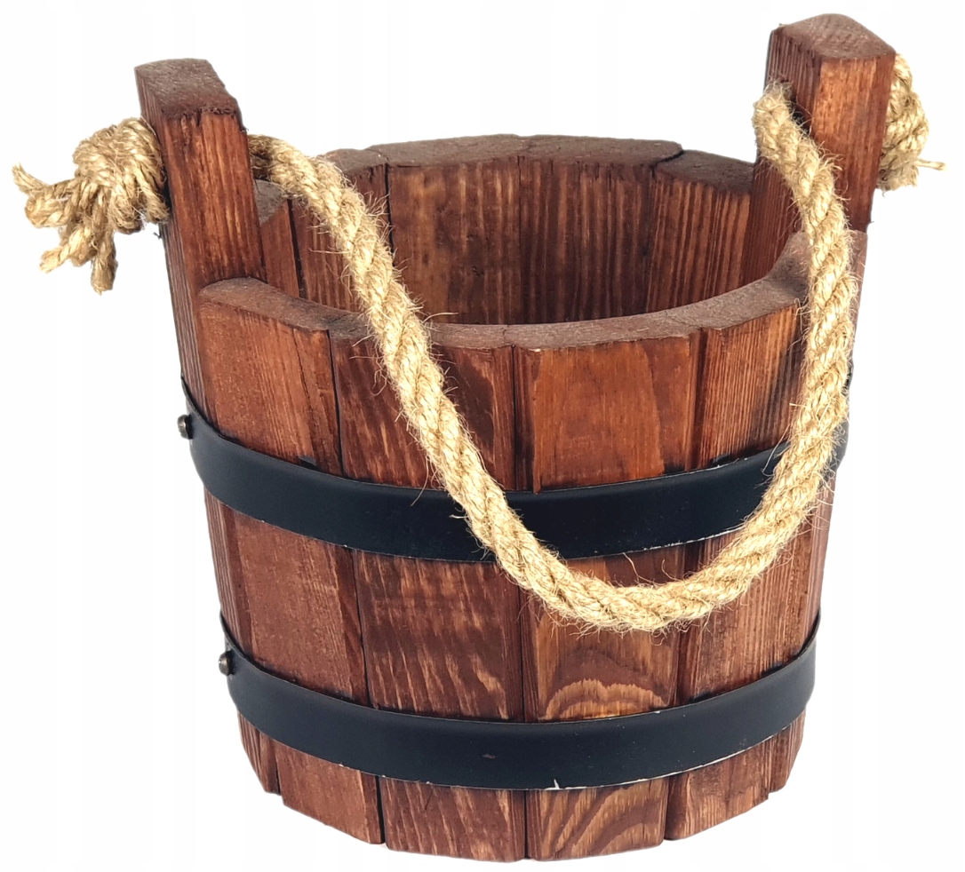 Cebrzyk 22xH20 Donica Ogrodowa Wisząca Kwietnik Drewniany Wiszący