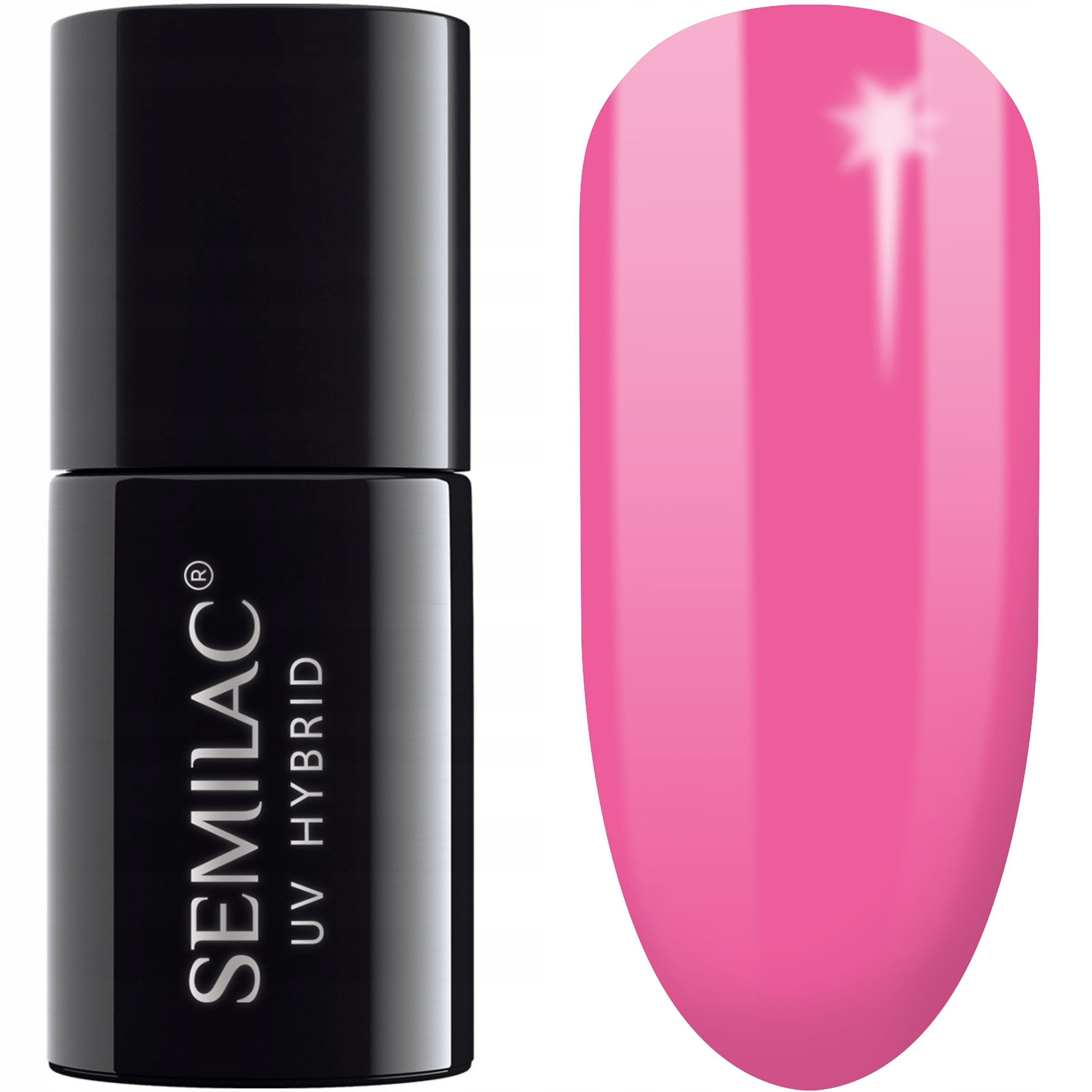 

277 Semilac Lakier Hybrydowy Light Fuchsia 7ML