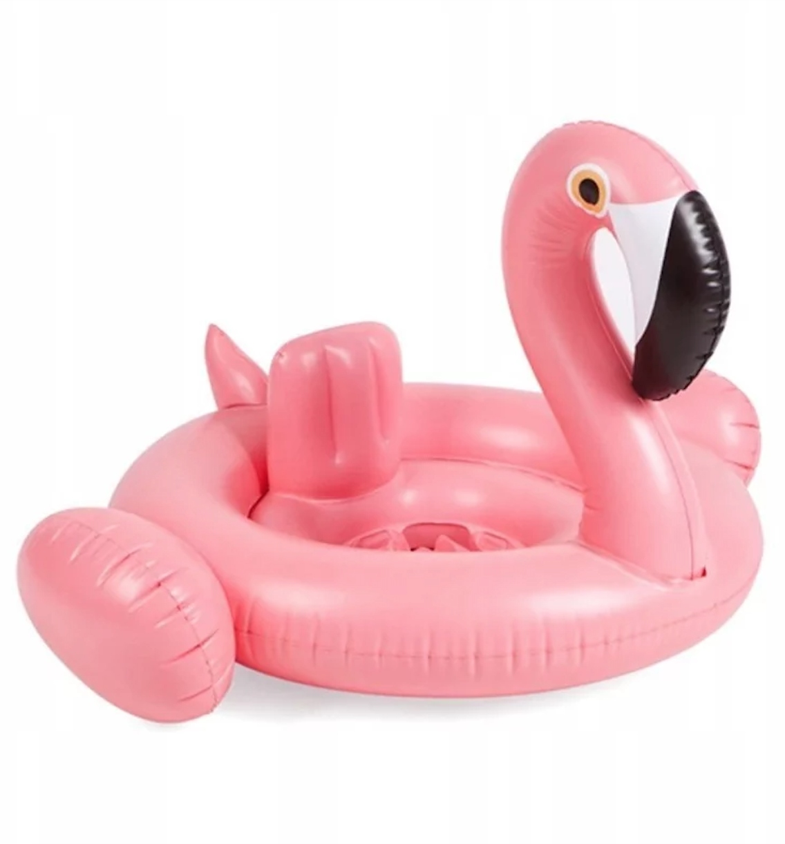 FLAMING KOŁO NADMUCHIWANE Z SIEDZISKIEM DLA DZIECI DO 4 LAT