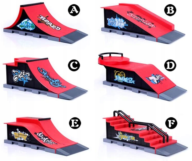 Fingerboard tech deck Skatepark Ramp + deskorolka MINI SKATEPARK A