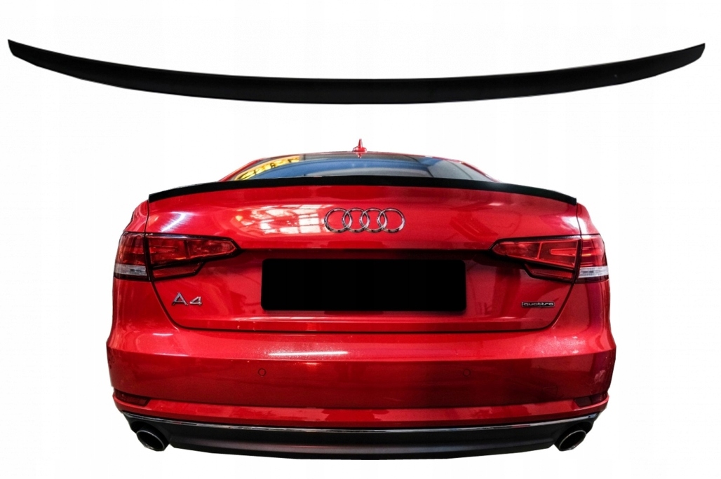 Spoiler do Audi A4 B9 Sedan 2016 Glossy Black