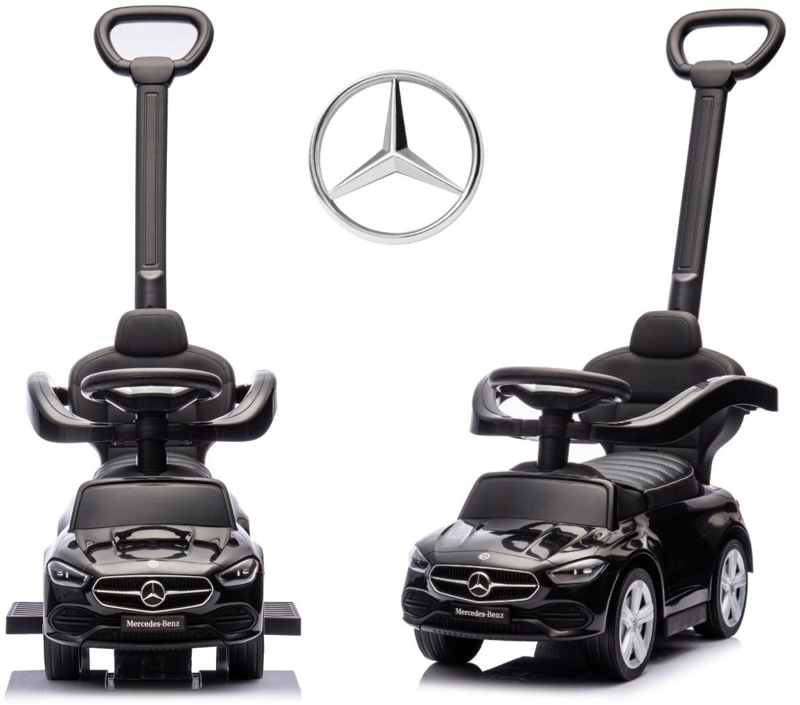 Jeździk Milly Mally Pojazd Mercedes Deluxe Siedzisko Ekoskóra C-Class