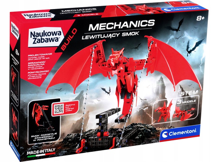 LABORATORIUM MECHANIKI - NAUKOWA ZABAWA CLEMENTONI - LEWITUJĄCY SMOK