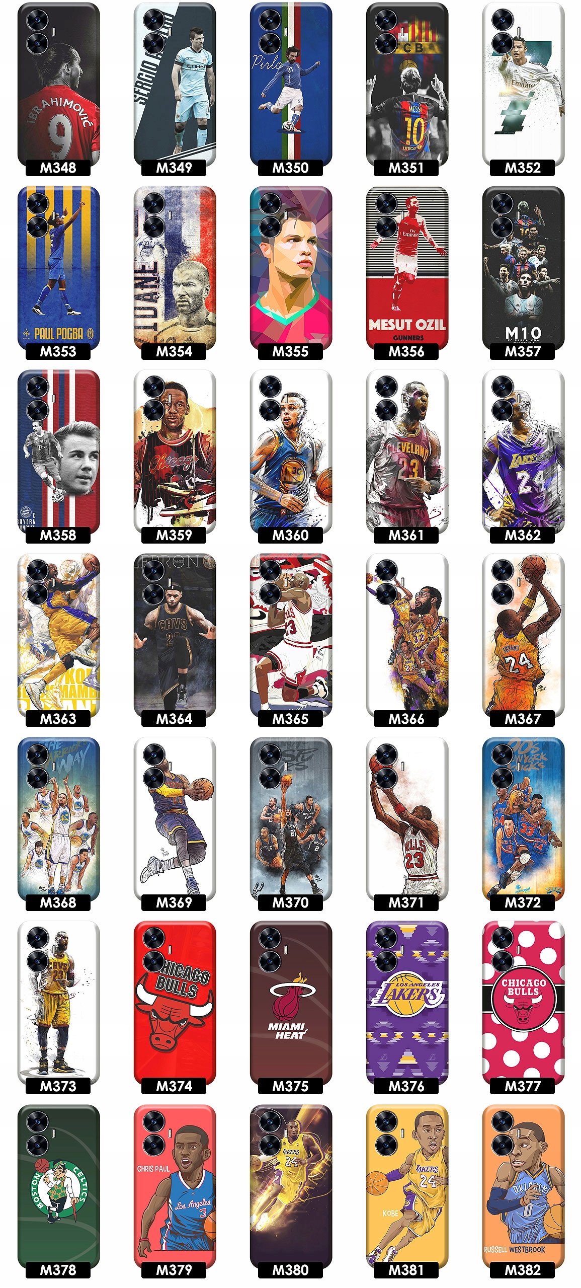 ETUI PREMIUM MARKOWE DO REALME C55 SUPER WZORY BESTSELLER Kolor wielokolorowy