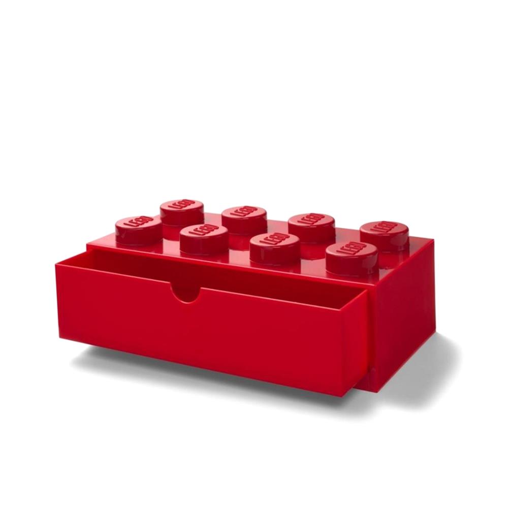 Lego Kontejner S Zásuvkou, Kostka, Osmička, Červená