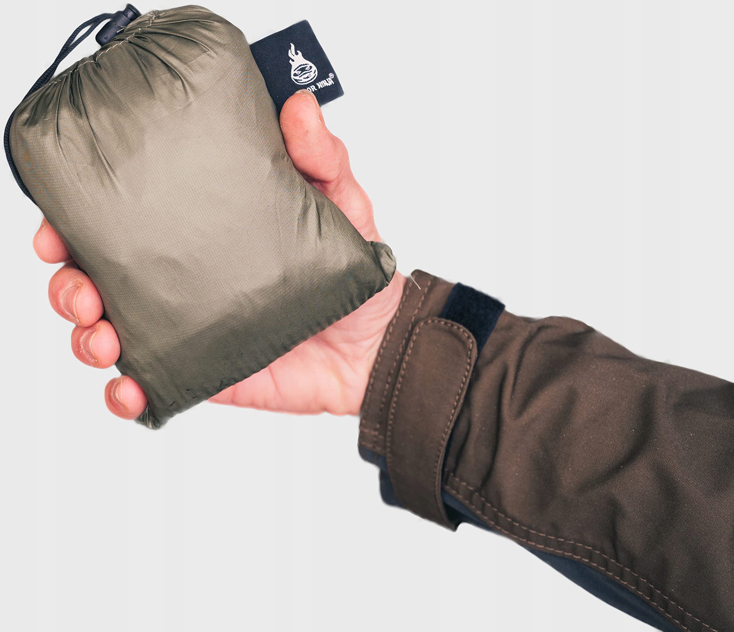 Osłona Hamaka Lekka Wiatroszczelna Wodoodporna Oddychająca OUTDOOR NINJA — miniatura 8