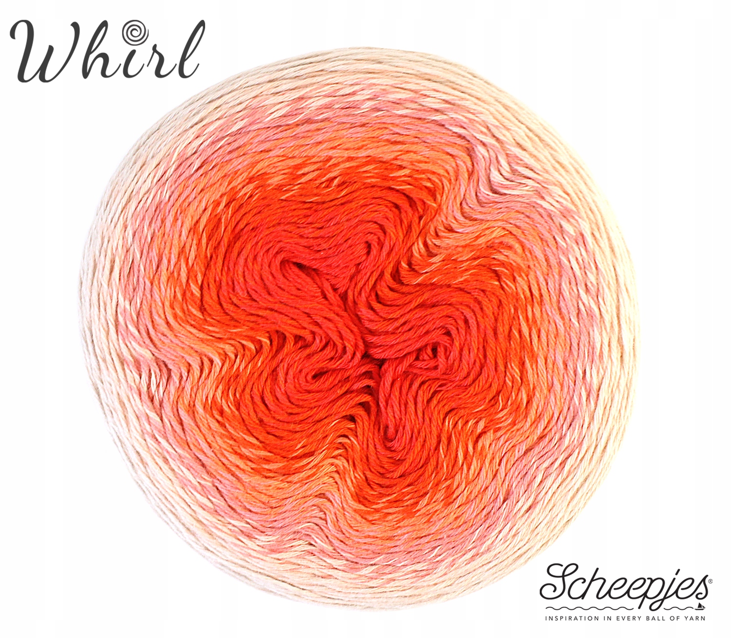 Příze Scheepjes Whirl 757 Strawberries Scream