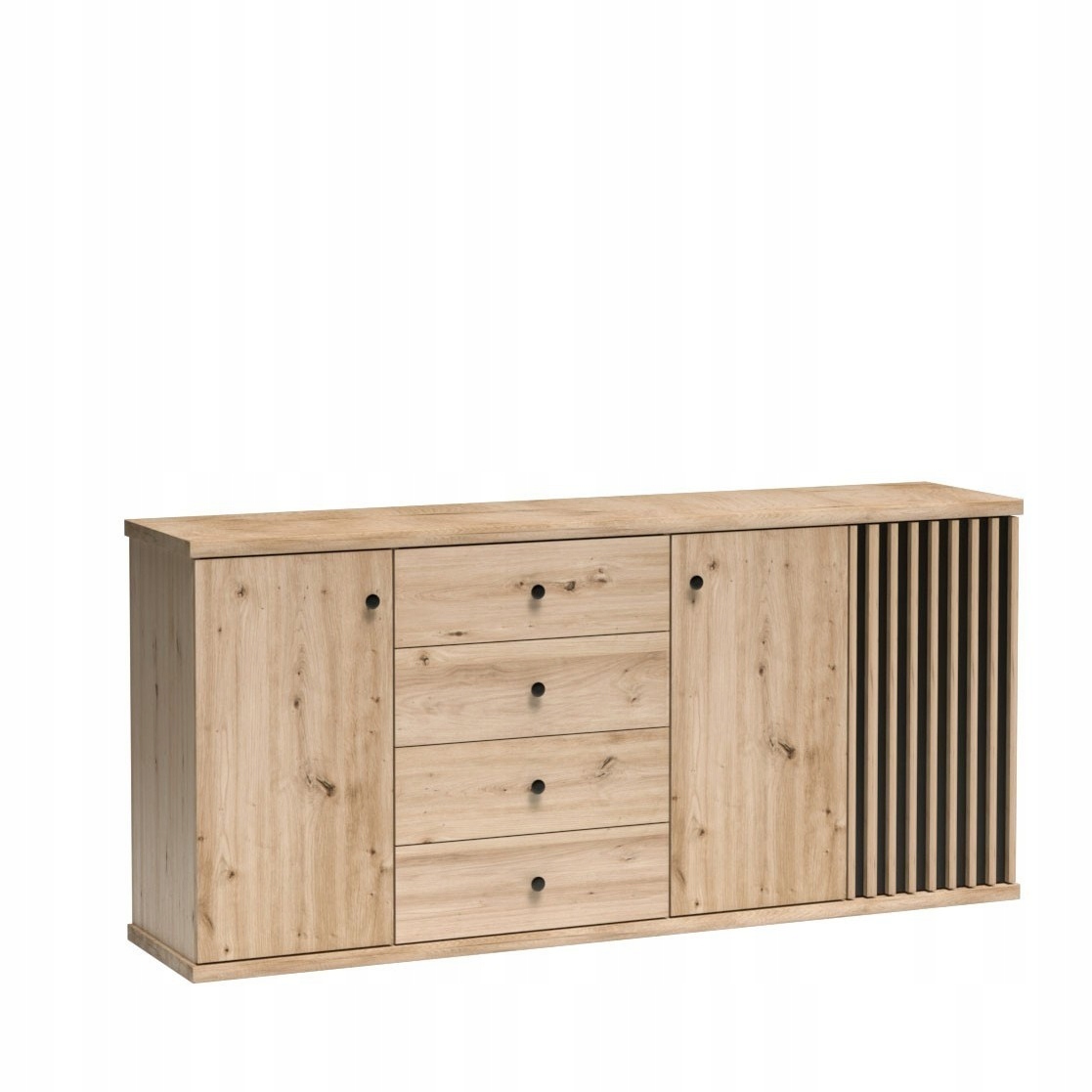 Komoda Almeria 182,7 cm do obývacího pokoje Ložnice Dub artisan