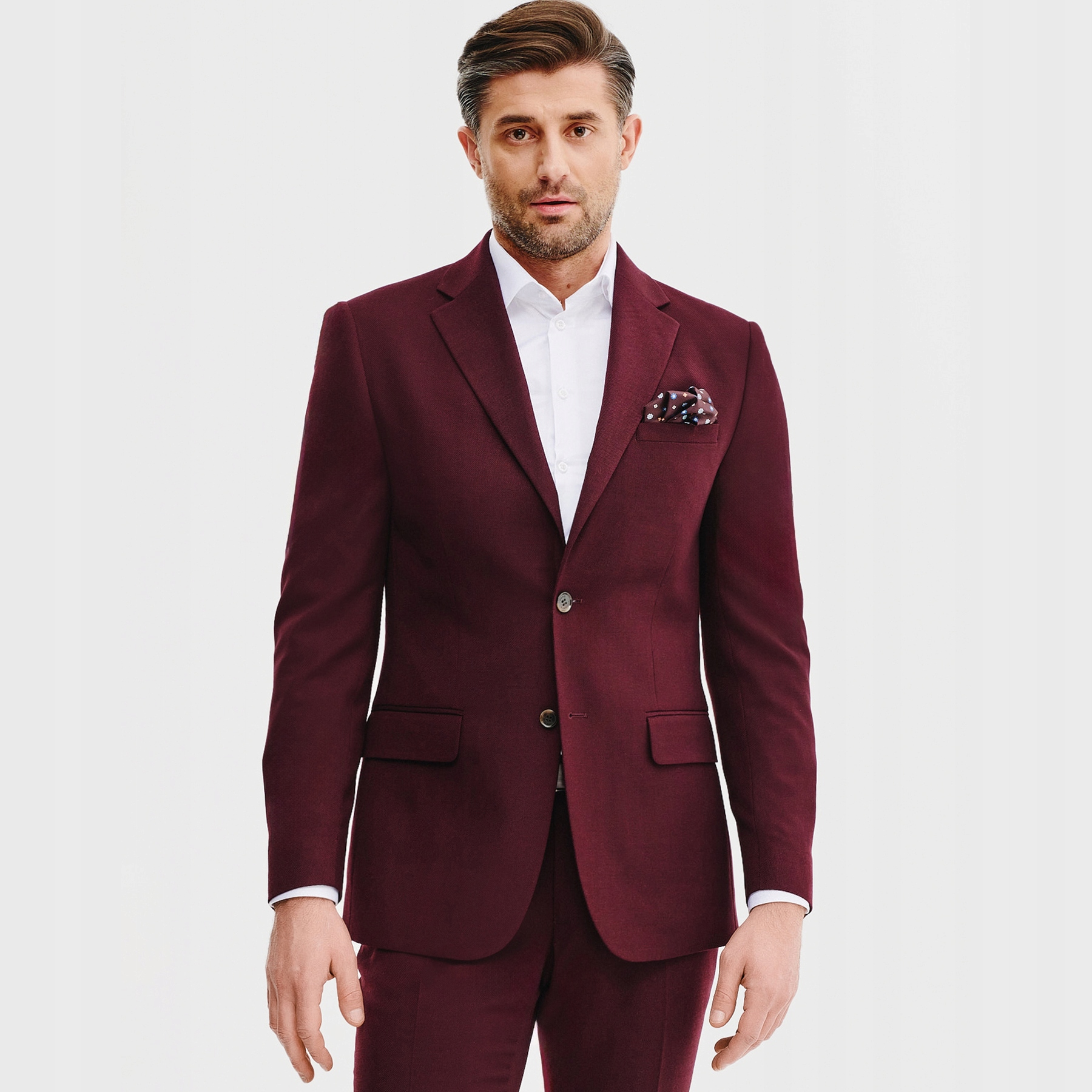 Bordó sako Slim Pako Lorente vel