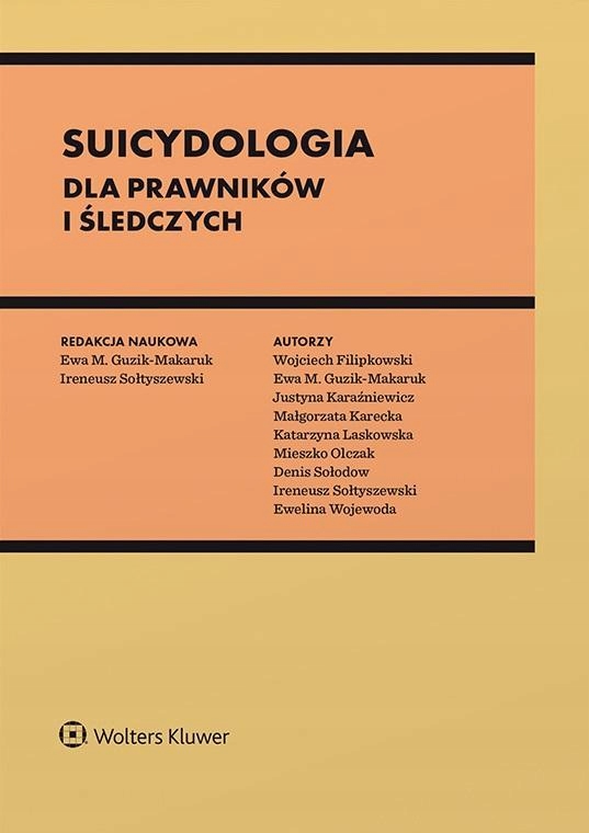 Suicydologia Dla Prawników I Śledczych
