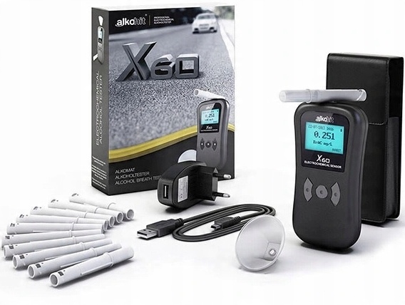 

X60 Alkohit alkomat Kalibracje Dodatek