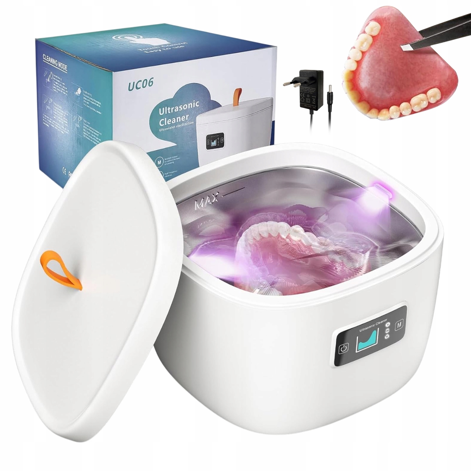 Automatyczna Myjka Ultradźwiękowa 255ml 42-45kHz myjka ultradźwiękowa