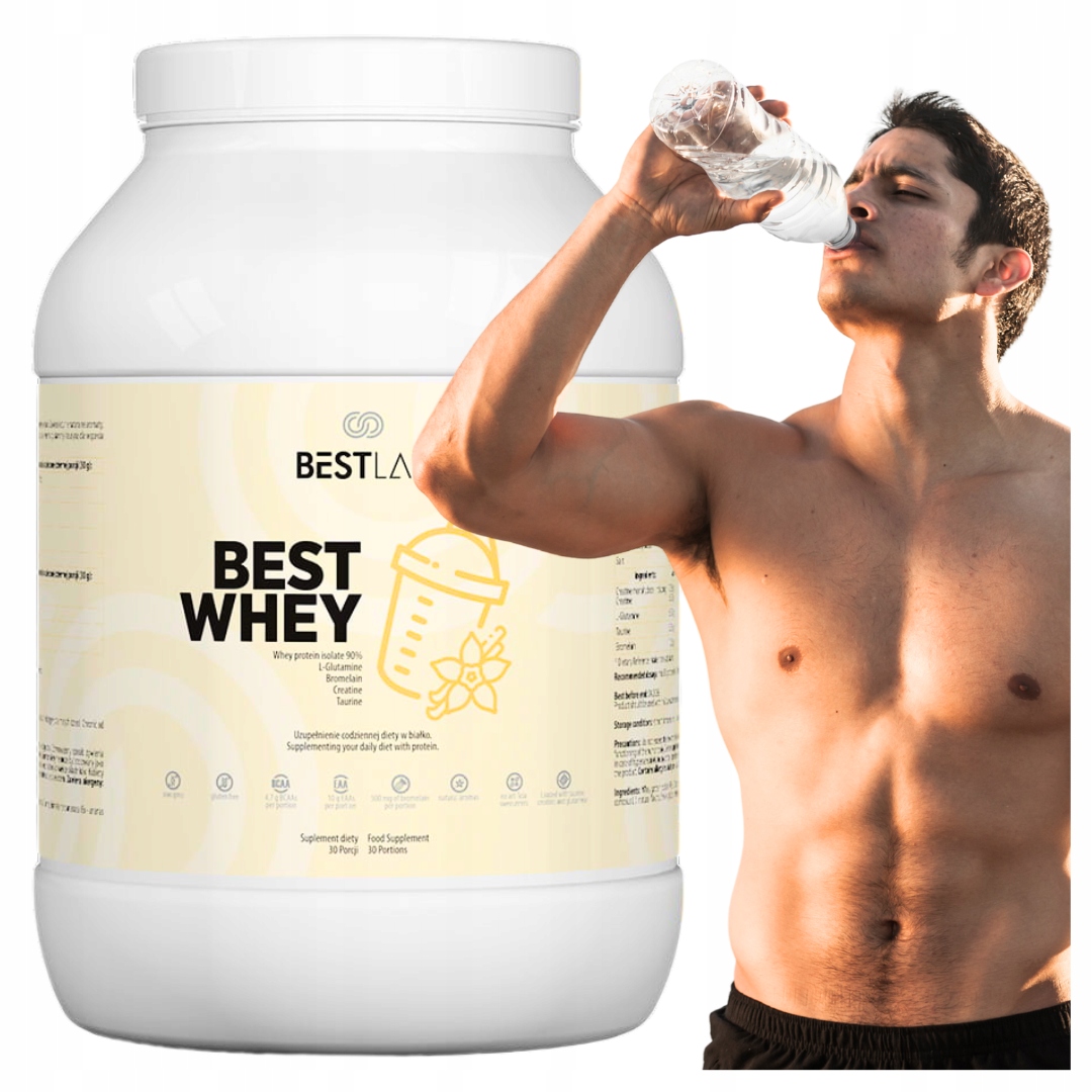 BestWhey Best Lab 900g Protein Bílkoviny+Kreatin BestLab Best Whey