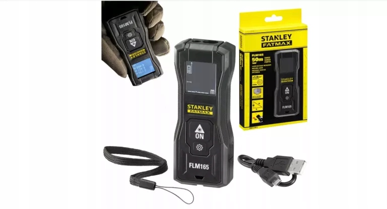 Precyzyjny Dalmierz Laserowy Pomiar Odległości 50M Fatmax Stanley