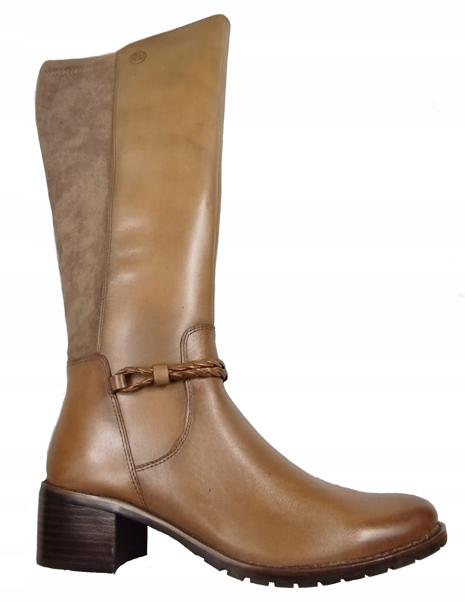 Caprice Kozačky 9-25508-41 Taupe Comb vel. 37