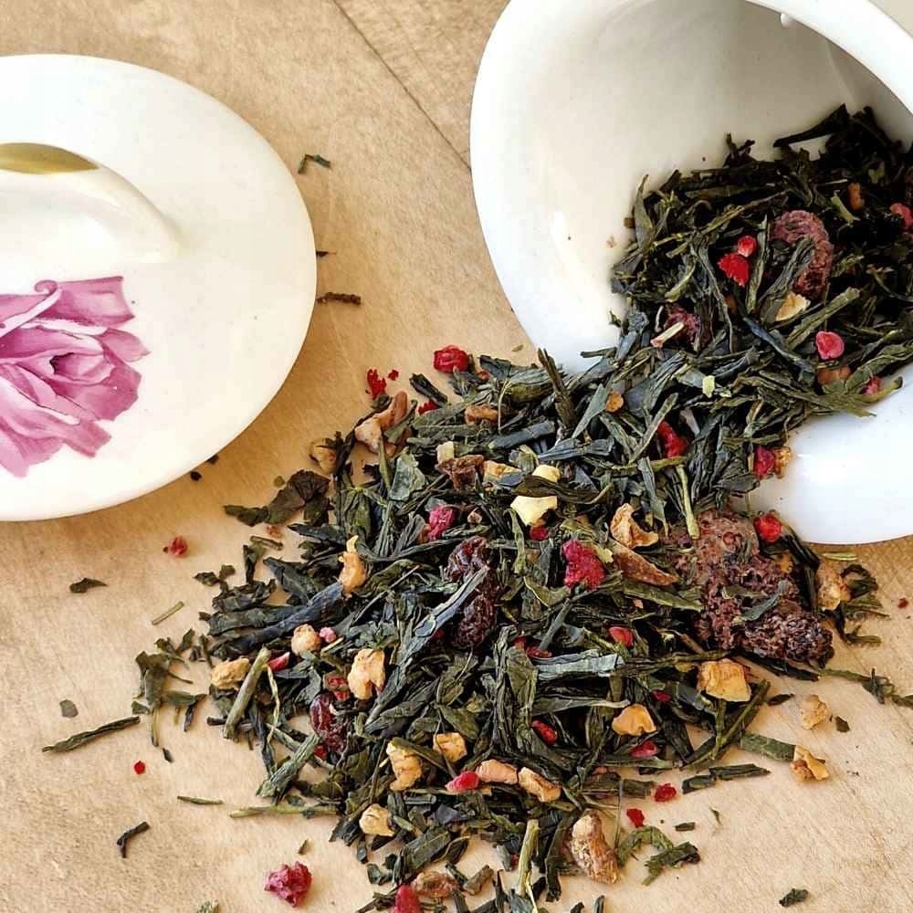 Levně Čaj Sencha malina s citronem 500 g